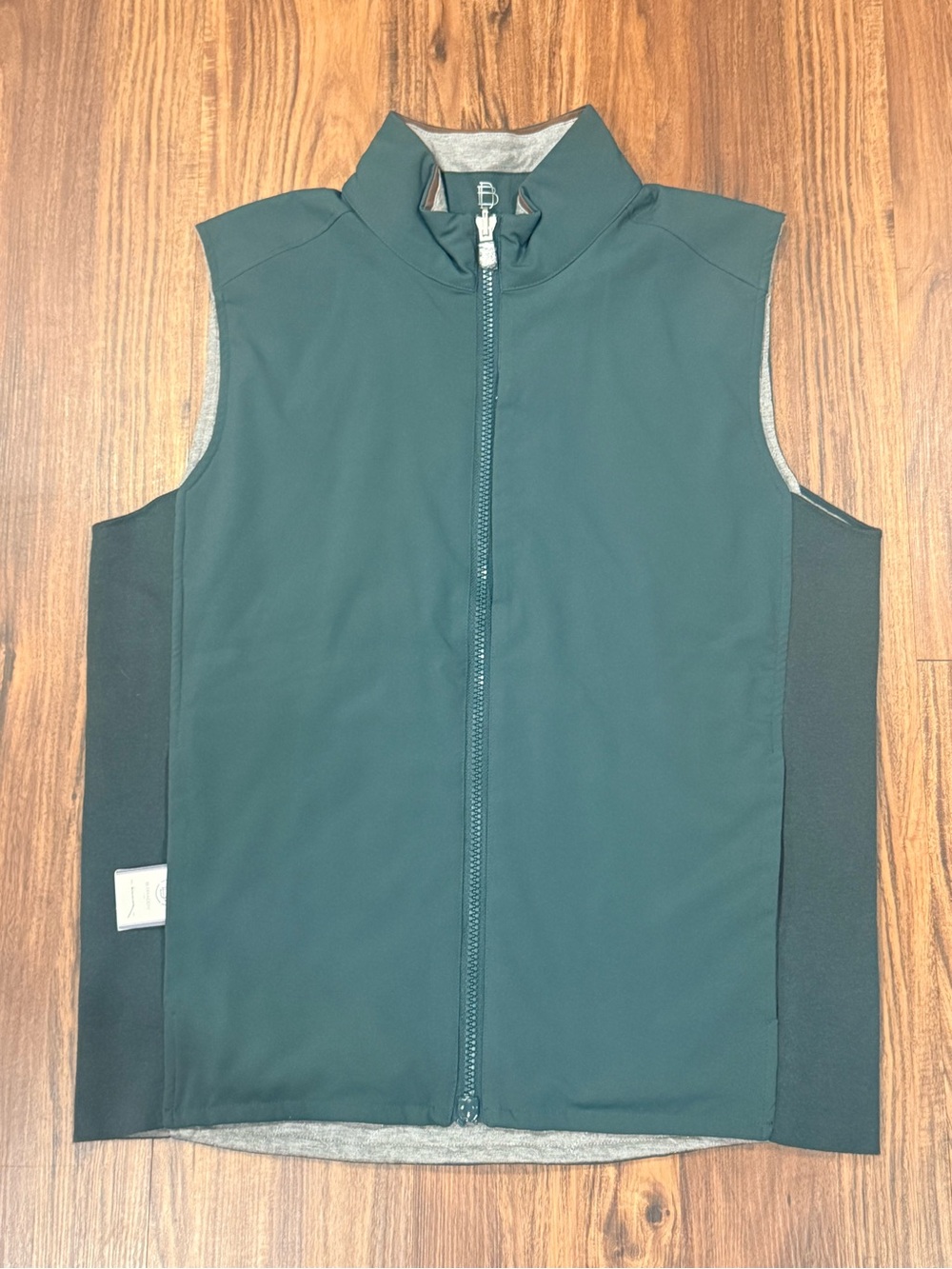 NWT B Draddy Lawrence Cashmere Blend Vest Celtics Rolling Rock Green Large $270